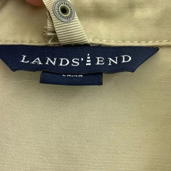 Lands End Jacket Womens L Beige 4094 - Picture 2 of 8